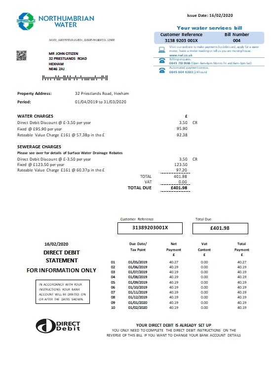  Minol USA business utility bill 